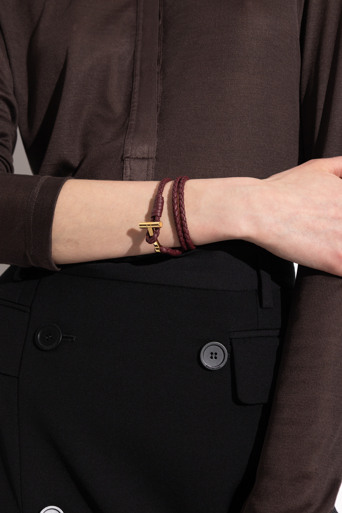 Tom Ford Leather bracelet | Men's Jewellery | Vitkac